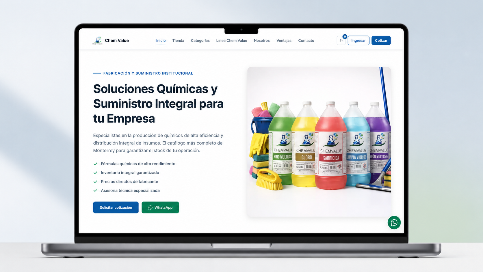 Chem Value — Institutional Supply Platform