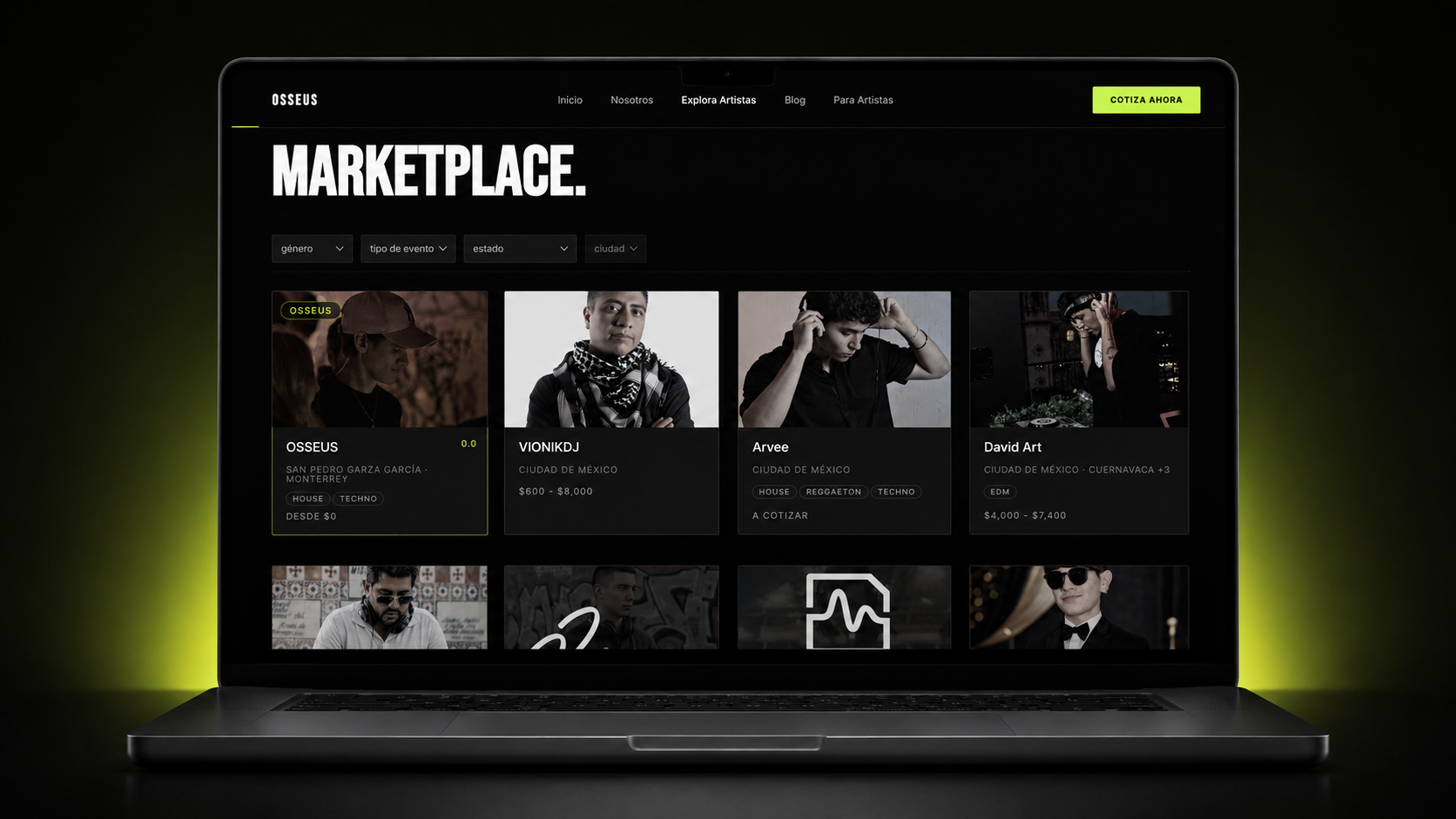 OSSEUS — Music Artist Marketplace — photo 2