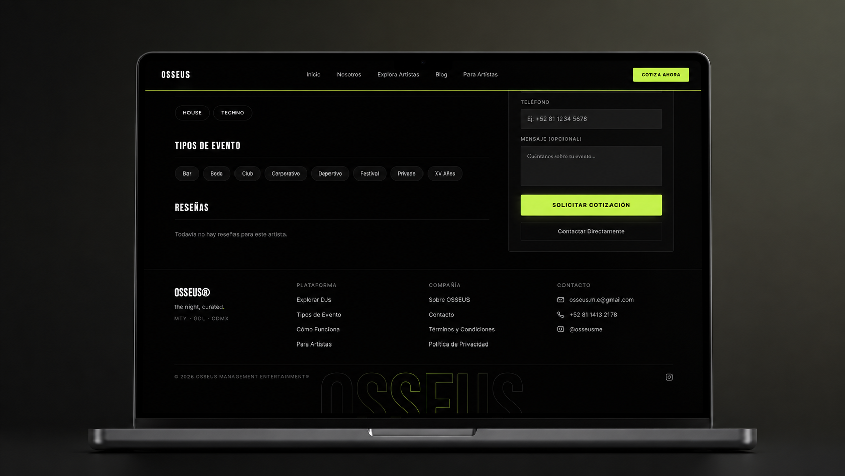 OSSEUS — Music Artist Marketplace — photo 4