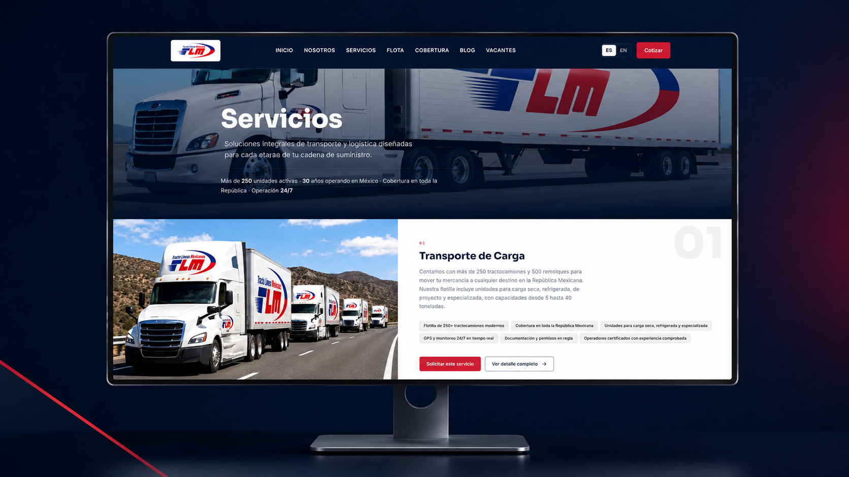 TLM — Freight & Logistics Corporate Platform — photo 1