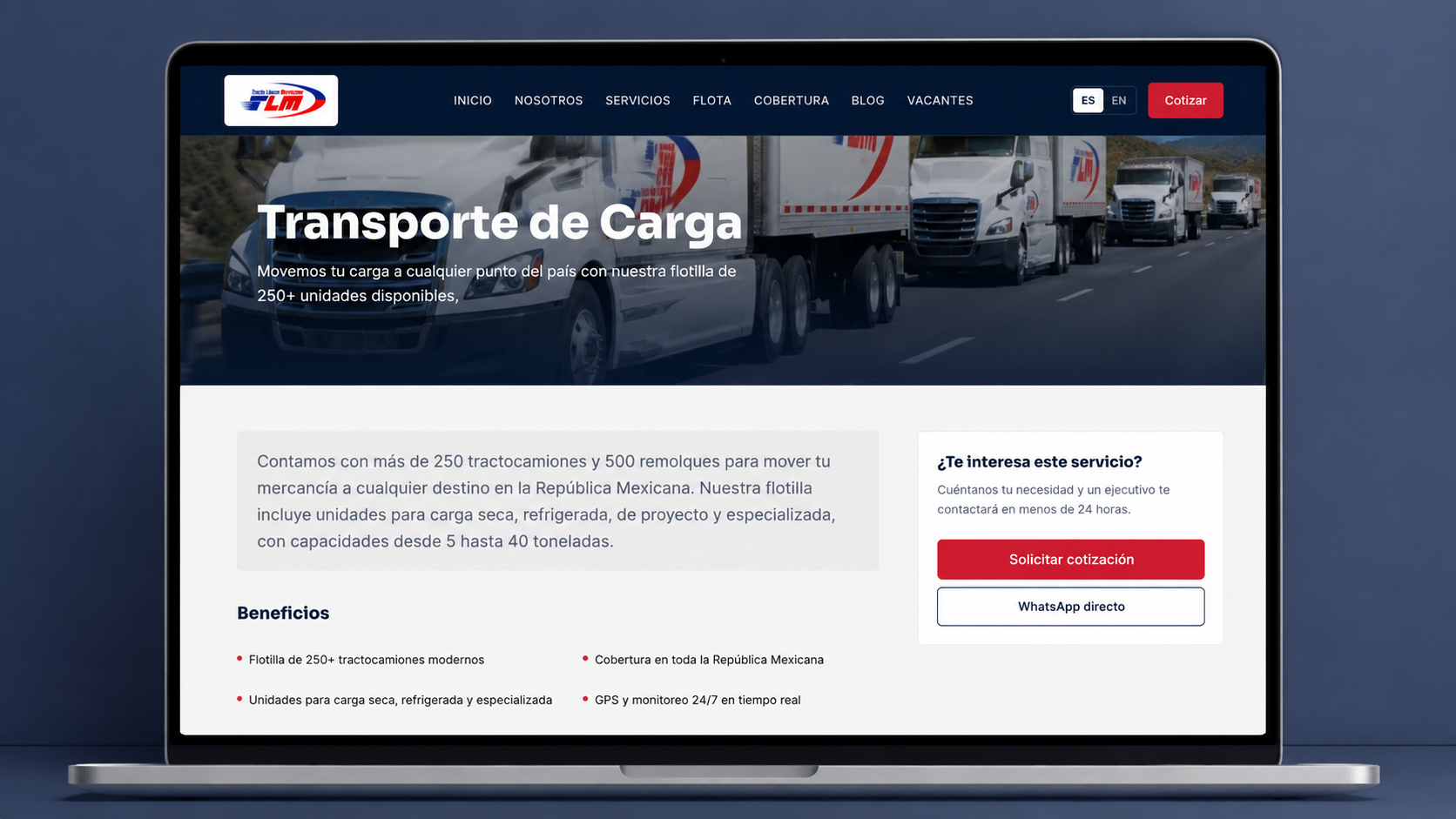 TLM — Freight & Logistics Corporate Platform — photo 2