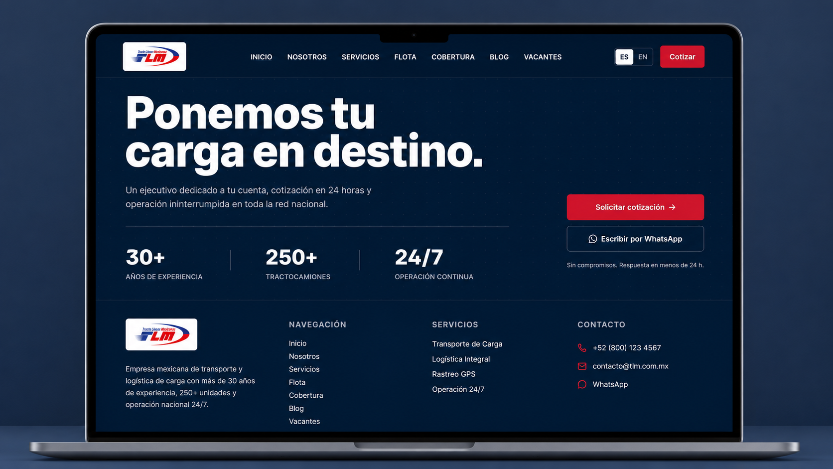 TLM — Freight & Logistics Corporate Platform — photo 4