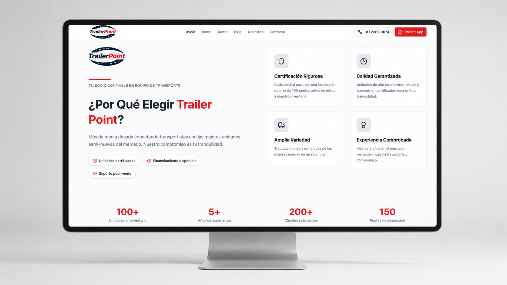 Trailer Point — Truck Sales & Rental E-commerce Platform — photo 1
