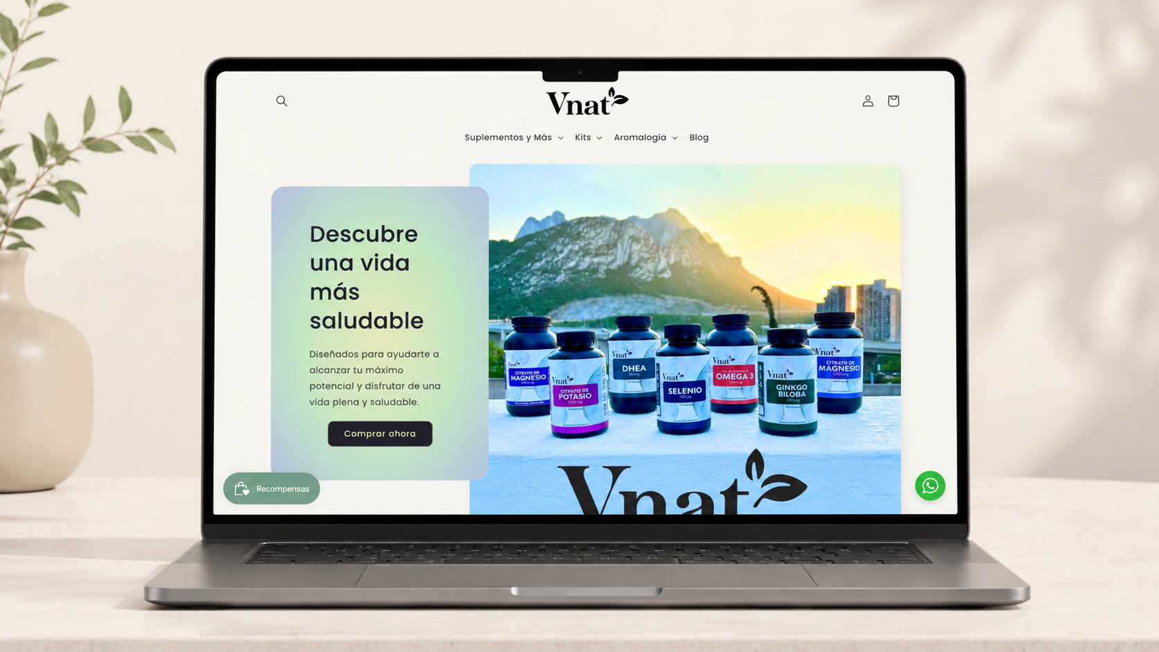 Vnat — Natural Supplements E-commerce
