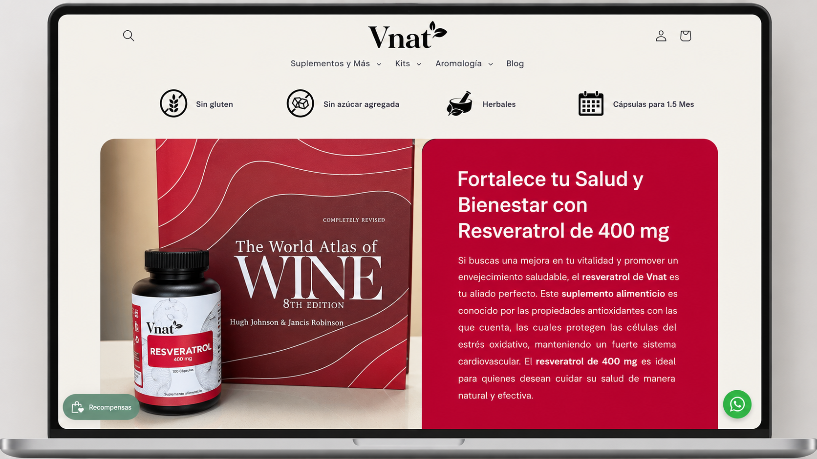 Vnat — Natural Supplements E-commerce — photo 3